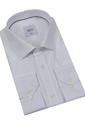 Erkek Slim Fitt Uzun Kol Kulplu Gömlek 2396 BGL-ST04379