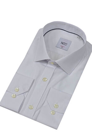 Erkek Slim Fitt Uzun Kol Kulplu Gömlek 2396 BGL-ST04379