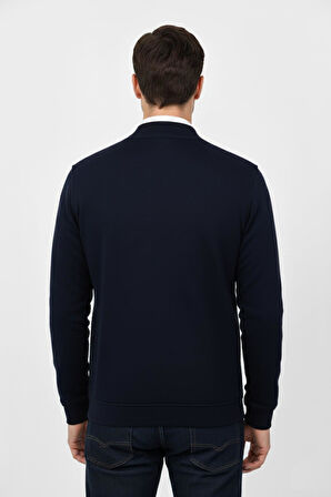 Erkek Hakim Yaka Astarlı Triko Fermuarlı Mont BGL-ST04831