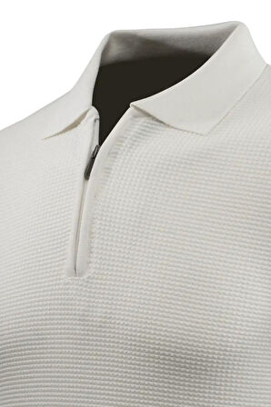 Erkek Fermuarlı Polo Yaka Triko Kazak 5240F BGL-ST04852