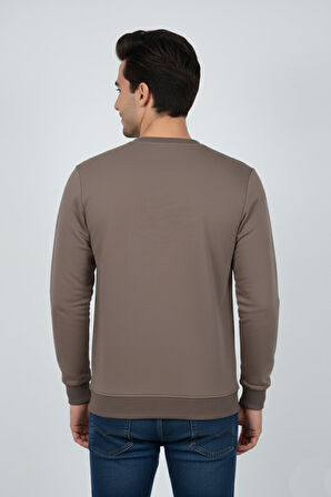 Erkek Mevsimlik Sıfır Yaka Sweatshirt BGL-ST04864