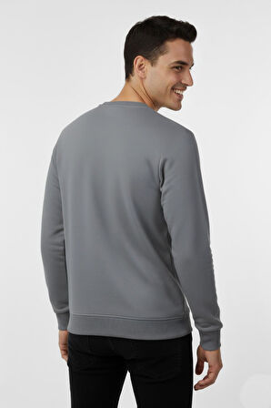 Erkek Mevsimlik Sıfır Yaka Sweatshirt BGL-ST04864
