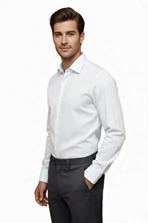 Erkek Silim Fit Uzun Kol Gömlek BGL-ST04867