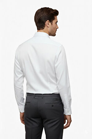 Erkek Silim Fit Uzun Kol Gömlek BGL-ST04867