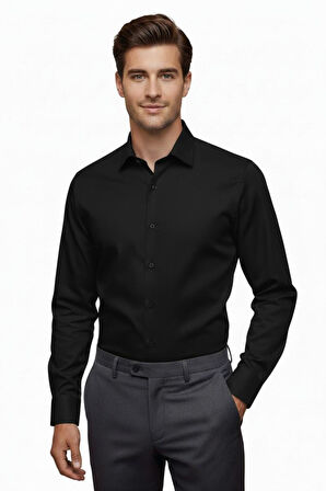 Erkek Silim Fit Uzun Kol Gömlek BGL-ST04867