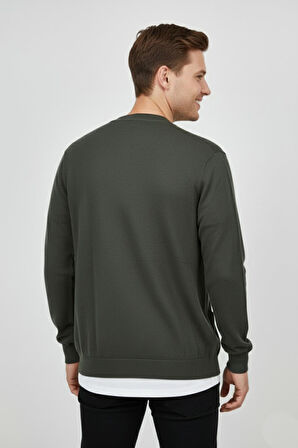 Erkek Spor Selanik Düğmeli Hırka Regular Kalıp BGL-ST04873