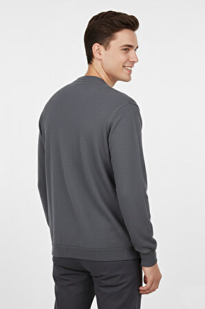 Erkek Spor Selanik Düğmeli Hırka Regular Kalıp BGL-ST04873