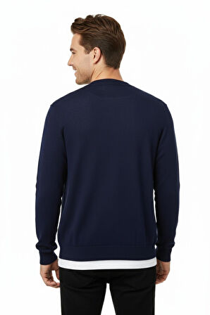 Erkek Spor Selanik Düğmeli Hırka Regular Kalıp BGL-ST04873