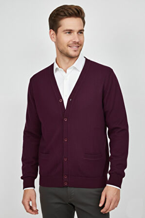 Erkek Spor Selanik Düğmeli Hırka Regular Kalıp BGL-ST04873