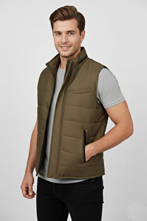 Erkek Spor Hakim Yaka Yelek Regular Kalıp 959-309 BGL-ST04875