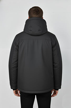 Erkek Kapüşonlu Mevsimlik Spor Mont 99537 BBGL-ST04876