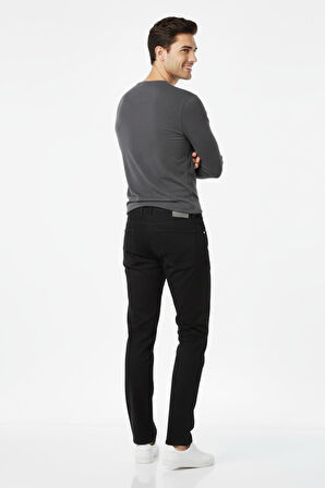 Erkek Siyah Kanvas Likralı Pantolon BGL-ST04890