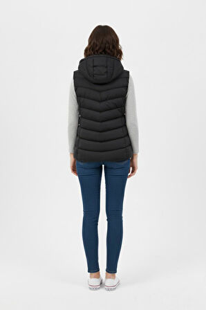 Kadın Kapüşonlu Spor Yelek 5000 BGL-ST04894