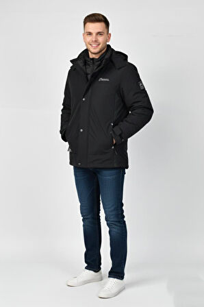 Erkek Kapüşonlu Spor Mont 2 Parça Regular Fit 3362 BGL-ST04898