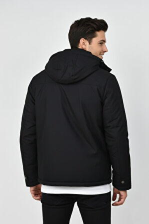 Erkek Kapüşonlu Spor Mont Regular Fit 3335 BGL-ST04902
