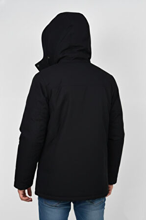 Erkek Kapüşonlu Spor Mont Regular Fit 3338 BGL-ST04903