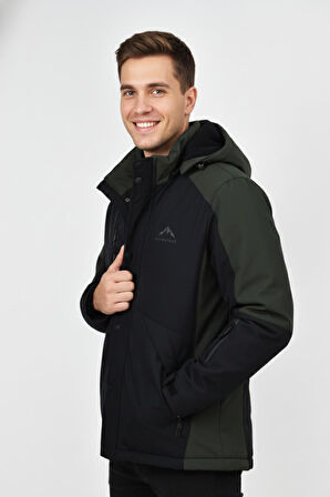 Erkek Kapüşonlu Spor Mont Regular Fit 3016 BGL-ST04904