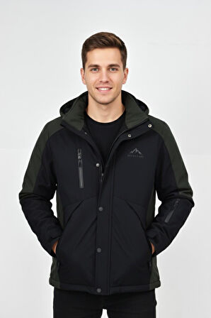 Erkek Kapüşonlu Spor Mont Regular Fit 3016 BGL-ST04904