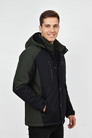 Erkek Kapüşonlu Spor Mont Regular Fit 3016 BGL-ST04904