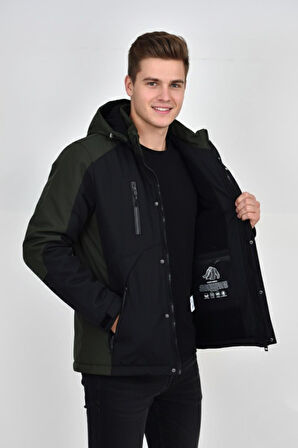 Erkek Kapüşonlu Spor Mont Regular Fit 3016 BGL-ST04904