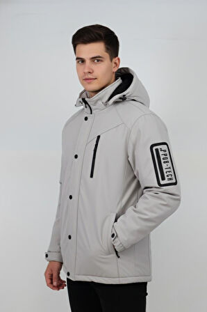 Erkek Kapüşonlu Spor Mont Regular Fit 3013 BGL-ST04908