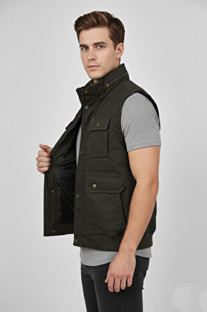 Erkek Kışlık İçi Peluş Spor Avcı Yelek 4101 BGL-ST04910