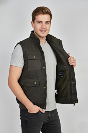 Erkek Kışlık İçi Peluş Spor Avcı Yelek 4101 BGL-ST04910