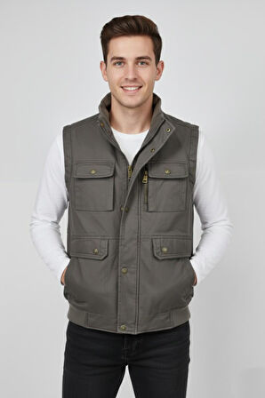 Erkek Kışlık İçi Peluş Spor Avcı Yelek 4101 BGL-ST04910