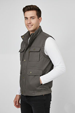 Erkek Kışlık İçi Peluş Spor Avcı Yelek 4101 BGL-ST04910