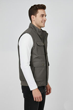 Erkek Kışlık İçi Peluş Spor Avcı Yelek 4101 BGL-ST04910