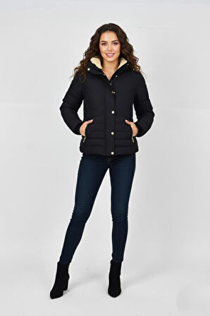 Kadın Spor İçi Peluş Mont M5309 BGL-ST04914