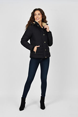 Kadın Spor İçi Peluş Mont M5309 BGL-ST04914