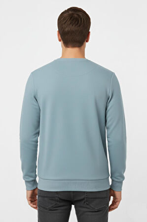 Erkek Sıfır Yaka Kazak Petek Örgü Klasik Kalıp 6635 BGL-ST04929