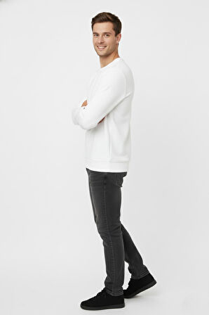 Erkek Sıfır Yaka Kazak Petek Örgü Klasik Kalıp 6635 BGL-ST04929