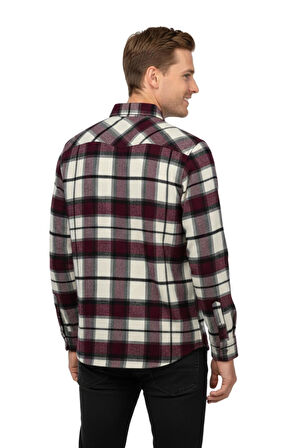 Erkek Kışlık Çift Cep Kapaklı Oduncu Gömlek BGL-ST04930