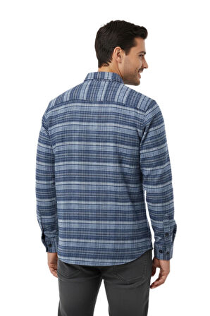 Erkek Kışlık Çift Cep Kapaklı Gömlek BGL-ST04931