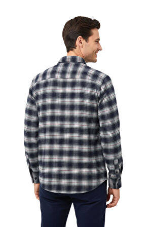 Erkek Kışlık Çift Cep Kapaklı Gömlek BGL-ST04933