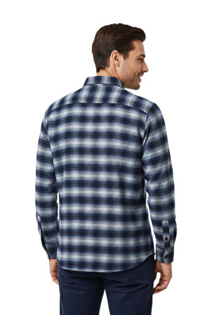 Erkek Kışlık Çift Cep Kapaklı Gömlek BGL-ST04933