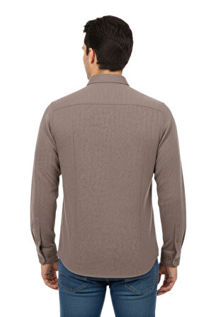 Erkek Spor Silim Fit Dokuma Gömlek BGL-ST04946