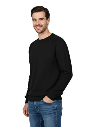 Erkek Spor Reklam Kol Kazak Regular Fit BGL-ST04949