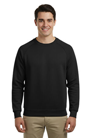 Erkek Spor Reklam Kol Sweatshirt Regular Fit BGL-ST04951