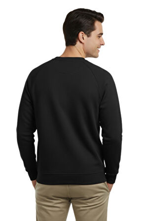 Erkek Spor Reklam Kol Sweatshirt Regular Fit BGL-ST04951