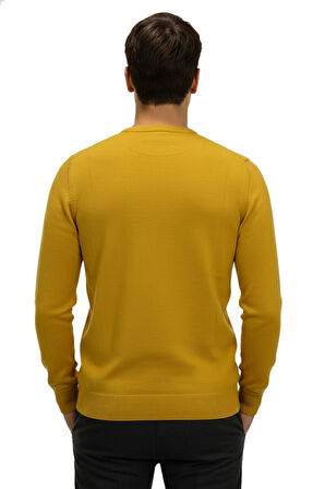 Erkek Spor Sıfır Yaka Regular Fit Kazak BGL-ST04953