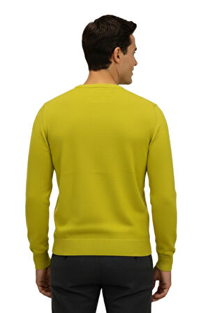 Erkek Spor Sıfır Yaka Regular Fit Kazak BGL-ST04953