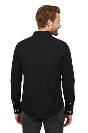 Erkek Spor Silim Fit Kanvas Tek Cepli Gömlek BGL-ST04955