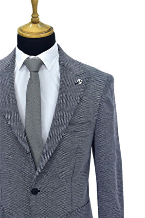 Erkek Tek Spor Ceket Çift Yırtmaçlı BGL-ST03983