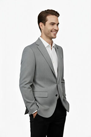 Erkek Tek Spor Ceket Çift Yırtmaçlı BGL-ST04981