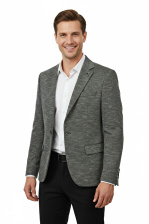 Erkek Tek Spor Ceket Çift Yırtmaçlı BGL-ST04981