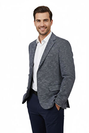 Erkek Tek Spor Ceket Çift Yırtmaçlı BGL-ST04981