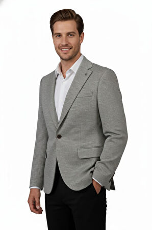 Erkek Tek Spor Ceket Çift Yırtmaçlı BGL-ST04981